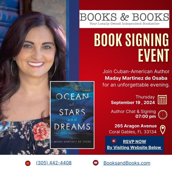 Book Signing: Books & Books, September 19, 2024